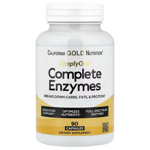 Пищеварительные ферменты, Complete Enzymes, Simply One, Super Nutrition, 90 капсул