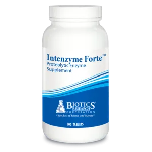 Формула ферментов, Intenzyme Forte, Biotics Research, 500 таблеток