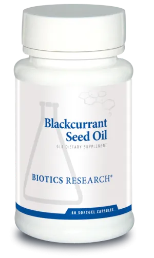 Масло из семян черной смородины, Blackcurrant Seed Oil, Biotics Research, 60 капсул