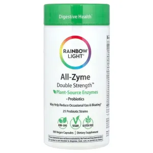 Пищеварительные ферменты, Advanced Enzyme System, Rainbow Light, 180 капсул