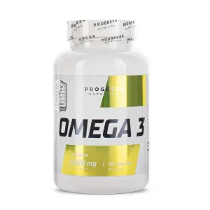 Омега 3, Omega 3, Progress Nutrition, 90 капсул
