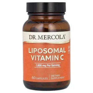 Липосомальный витамин С, Liposomal Vitamin C, Dr. Mercola, 60 капсул (500 мг в капсуле)