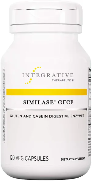 Ферменты для переваривания глютена и казеина, Similase GFCF, Integrative Therapeutics, 120 вегетарианских капсул