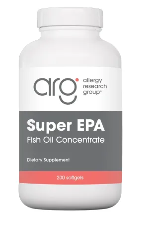 Рыбий жир концентрированный, Super EPA Fish Oil, Allergy Research Group, 200 гелевых