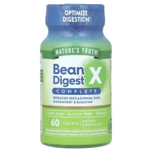 Пищеварительные ферменты, Bean Digest X™ Complete, Nature's Truth, 60 таблеток
