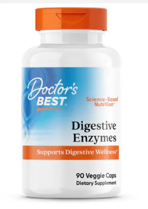 Пищеварительные ферменты, Digestive Enzymes, Doctor's Best, 90 капсул