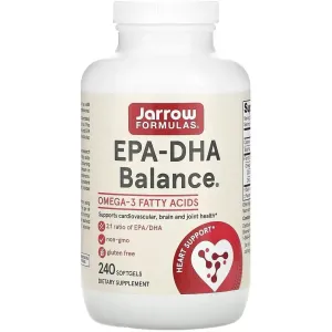 Рыбий жир баланс, Fish Oil EPA-DHA Balance, Jarrow Formulas, 2000 мг, 240 капсул (1000 мг в капсуле)