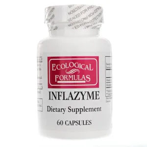 Бромелайн + витамин С, Inflazyme, Ecological Formulas, 60 капсул