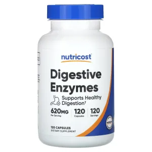 Ферменти для травлення, Digestive Enzymes, Nutricost, 620 мг, 120 капсул