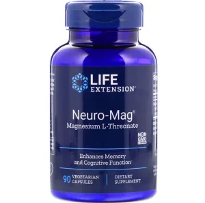 Магний (L-Threonate), Life Extension, 90 капсул