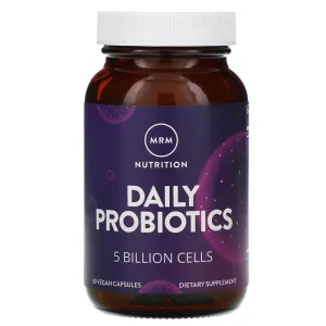 Пробиотики, Daily Probiotic, MRM, 30 вегетарианских капсул
