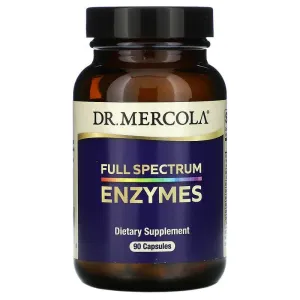 Ферменты полный спектр, Full  Spectrum Enzymes, Dr. Mercola, 90 капсул