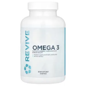 Омега-3, Omega 3, Revive, 120 гелевих капсул
