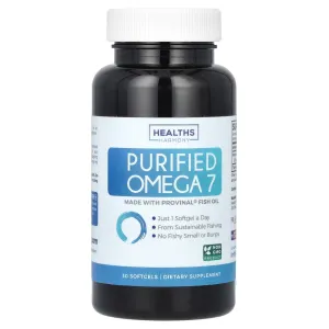 Омега 7, Omega 7, Healths Harmony, очищена, 30 гелевих капсул