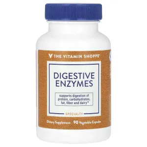 Ферменти для травлення, Digestive Enzymes, The Vitamin Shoppe, 90 рослинних капсул